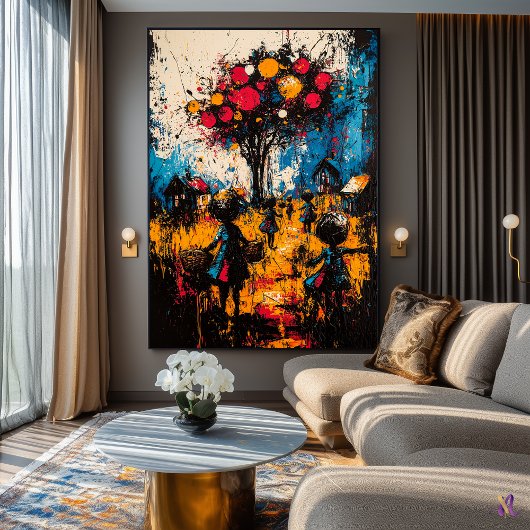 Harvest of Dreams - Expressionistisch Surrealistis Poster