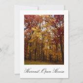 Harvest Open House Herfst Foliage Kaart (Voorkant)