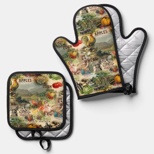  Harvest Ovenwant & Pannenlap Set (Voorkant / Achterkant)