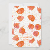 Harvest Party Fall verlaat herfstkleuren Kaart (Voorkant)