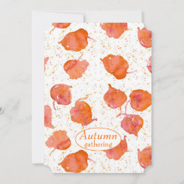 Harvest Party Fall verlaat herfstkleuren Kaart