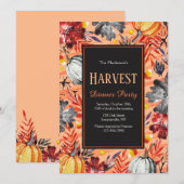 Harvest Party Kaart (Voorkant / Achterkant)