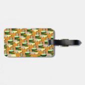 Harvest Pattern Autumn Squash Bagagelabel (Achterkant horizontaal)