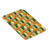 Harvest Pattern Autumn Squash Magneet (Rechterzijde)