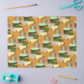 Harvest Pattern Autumn Squash Tissuepapier (Craft)