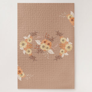 Harvest Petal Harmony – Aardse Bloemige Mix Legpuzzel