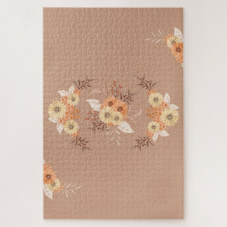 Harvest Petal Harmony – Aardse Bloemige Mix Legpuzzel