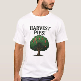 Harvest Pips forex trading tree T-shirt
