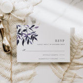 Harvest Plum RSVP-kaart RSVP Kaartje