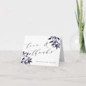 Harvest Plum Wedding Bedankt (Voorkant)