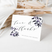 Harvest Plum Wedding Bedankt