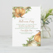 Harvest Pumpkin Uitnodiging (Staand voorkant)