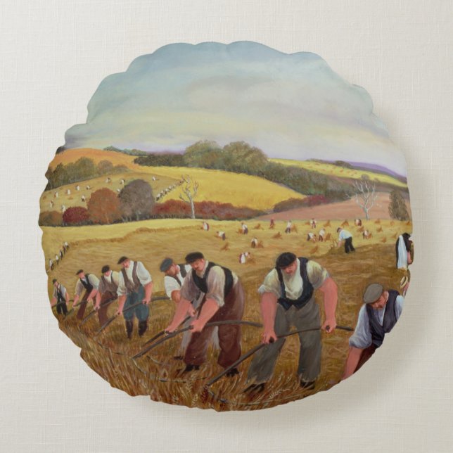 Harvest Rond Kussen (Voorkant)