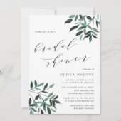 Harvest Sage Bridal Shower Invitation Kaart (Voorkant)