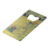 Harvest Scene Creditkaart Flessenopener (Achterkant Gekanteld)