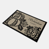 Harvest Scroll Pumpkin Welkom Deurmat (Schuin)