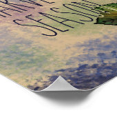 Harvest Season | Paarse druiven Poster (Hoek)