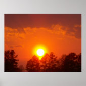 Harvest Sunset Poster (Voorkant)