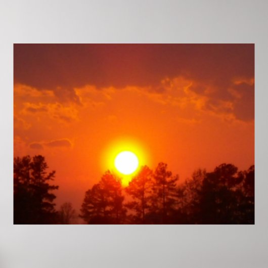 Harvest Sunset Poster (Voorkant)