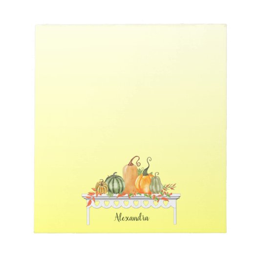 Harvest Table Blessings Notepad Notitieblok (Voorkant)