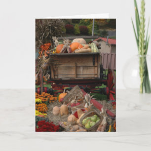 Harvest Thanksgiving Card Feestdagen Kaart
