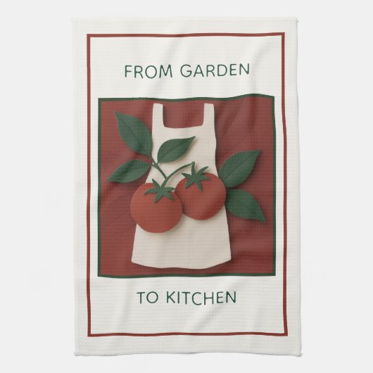 Harvest-to-Table Tomato Chef Theedoek (Verticaal)