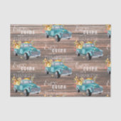  Harvest Truck | Autumn-weefselpapier Tissuepapier (Voorkant)