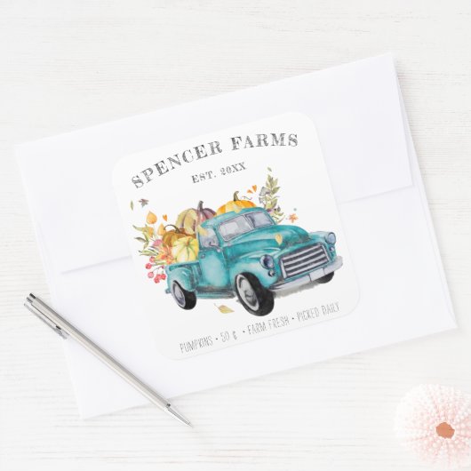  Harvest Truck | Thanksgiving Sticker (Envelop)