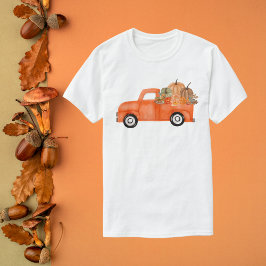 Harvest Truck Waterverf T-shirt