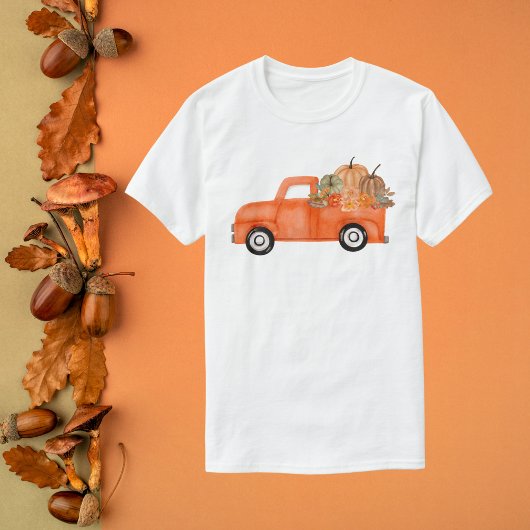 Harvest Truck Waterverf T-shirt