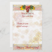 HARVEST VINE ~ Briefpapier # 2 (Voorkant / Achterkant)