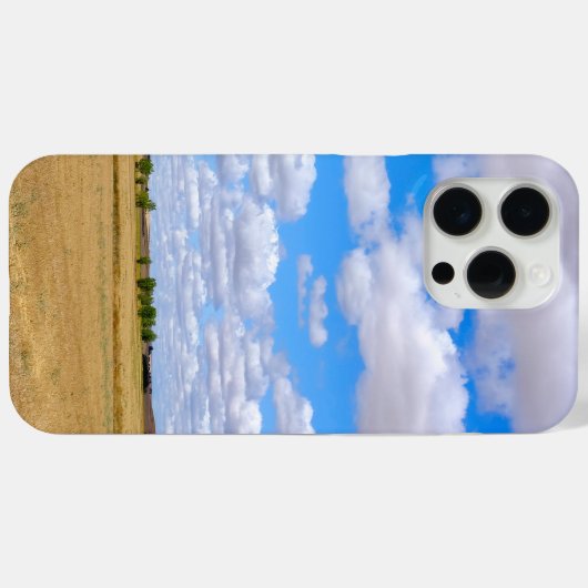 Harvested wheat fields  Case-Mate iPhone case (Achterkant (horizontaal))