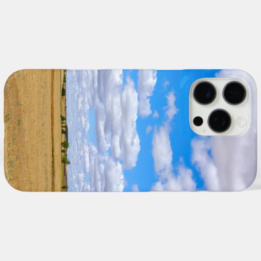 Harvested wheat fields Case-Mate iPhone case (Achterkant (horizontaal))