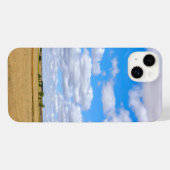 Harvested wheat fields  iPhone hoesje (Achterkant horizontaal)