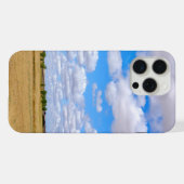 Harvested wheat fields  iPhone hoesje (Achterkant horizontaal)