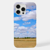 Harvested wheat fields iPhone hoesje (Achterkant)