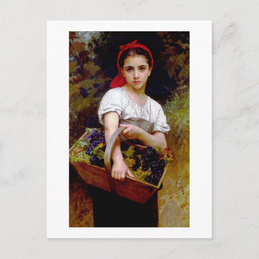 Harvester, Bouguereau Briefkaart (Voorkant)