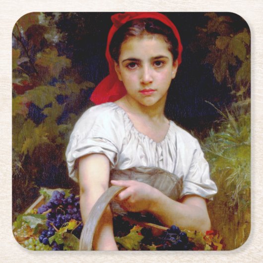 Harvester, Bouguereau Kartonnen Onderzetters (Voorkant)