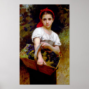 Harvester, Bouguereau Poster
