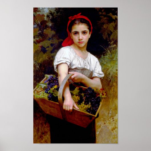 Harvester, Bouguereau Poster (Voorkant)