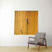 Harvester-machine die in het veld werkt. Combineha Wandkleed (In situ)