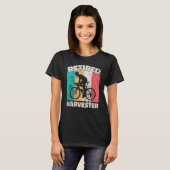 Harvester met pensioen t-shirt (Voorkant volledig)