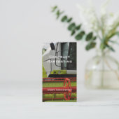 Harvester-taxi's combineren en ophalen visitekaartje (Staand voorkant)