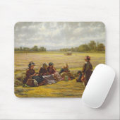 Harvesters rusten in the Sun, Berkshire, 1865 Muismat (Met muis)