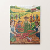 Harvesting Time Puzzle Legpuzzel (Verticaal)