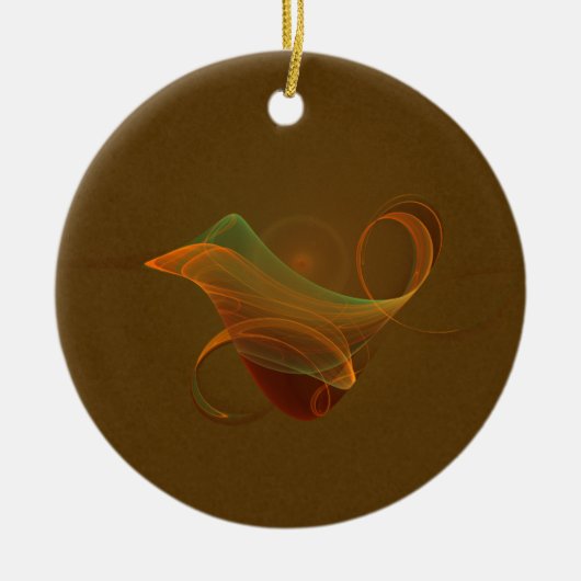 Harvestini Faery Martini Art Keramisch Ornament (Voorkant)