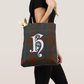 Harvey Clan Tartan Monogram Tote Bag (Dichtbij)