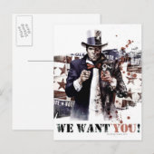 Harvey Dent - We willen je! Briefkaart (Voorkant / Achterkant)