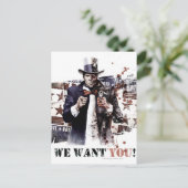 Harvey Dent - We willen je! Briefkaart (Staand voorkant)