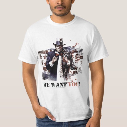 Harvey Dent - We willen je! T-shirt (Voorkant)